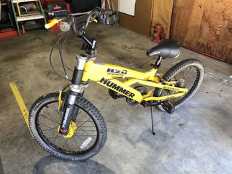 Hummer H2O 20” Kids BMX Bike w/ Front Suspension & Disc Brakes – Yellow