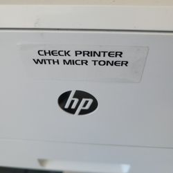 Check PRINTER WITH MAGNETIC INK 