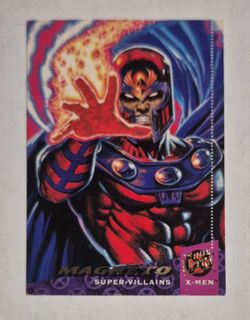 MAGNETO SEGA GAME GEAR PROMO CARD 1994 FLEER ULTRA X-MEN NM BOB LARKIN