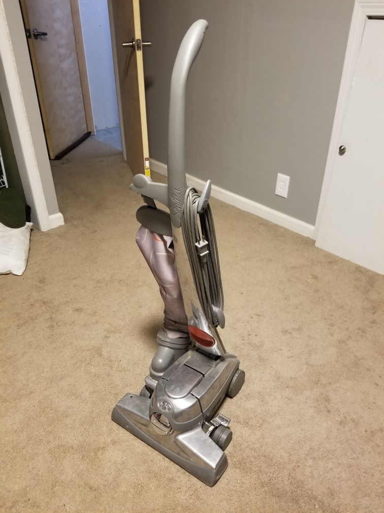 Kirby vacuum with carpet cleaning accessories