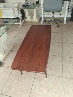 Brown coffee table
