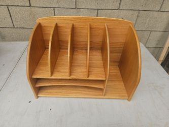Wooden Desk Organizer