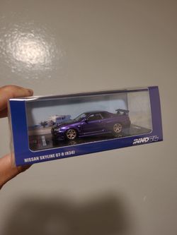 Inno64 R34 Midnight Purple Diecast