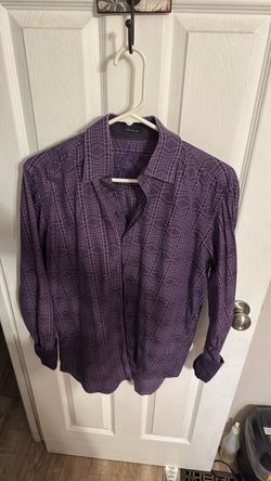 Purple Patterned Men's Dress Shirt