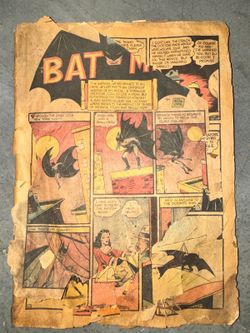 Detective Comics 31, Sept 1939 Golden Age Coverless, 5th Batman, 1st Batarang