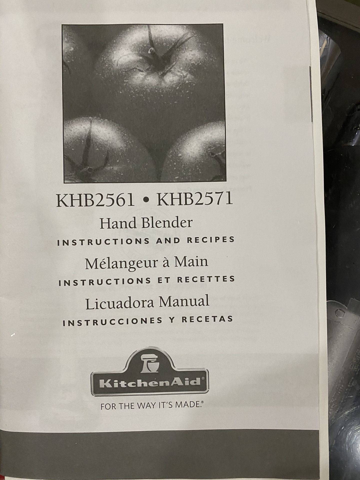 Kitchen aid hand blender KHB2561