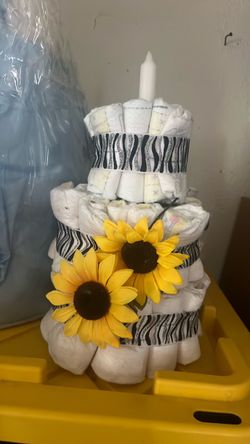 Handmade Diaper Cake Baby Shower Gift