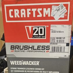 Craftsman V20 Brushless String Trimmer and Leaf Blower Combo Kit