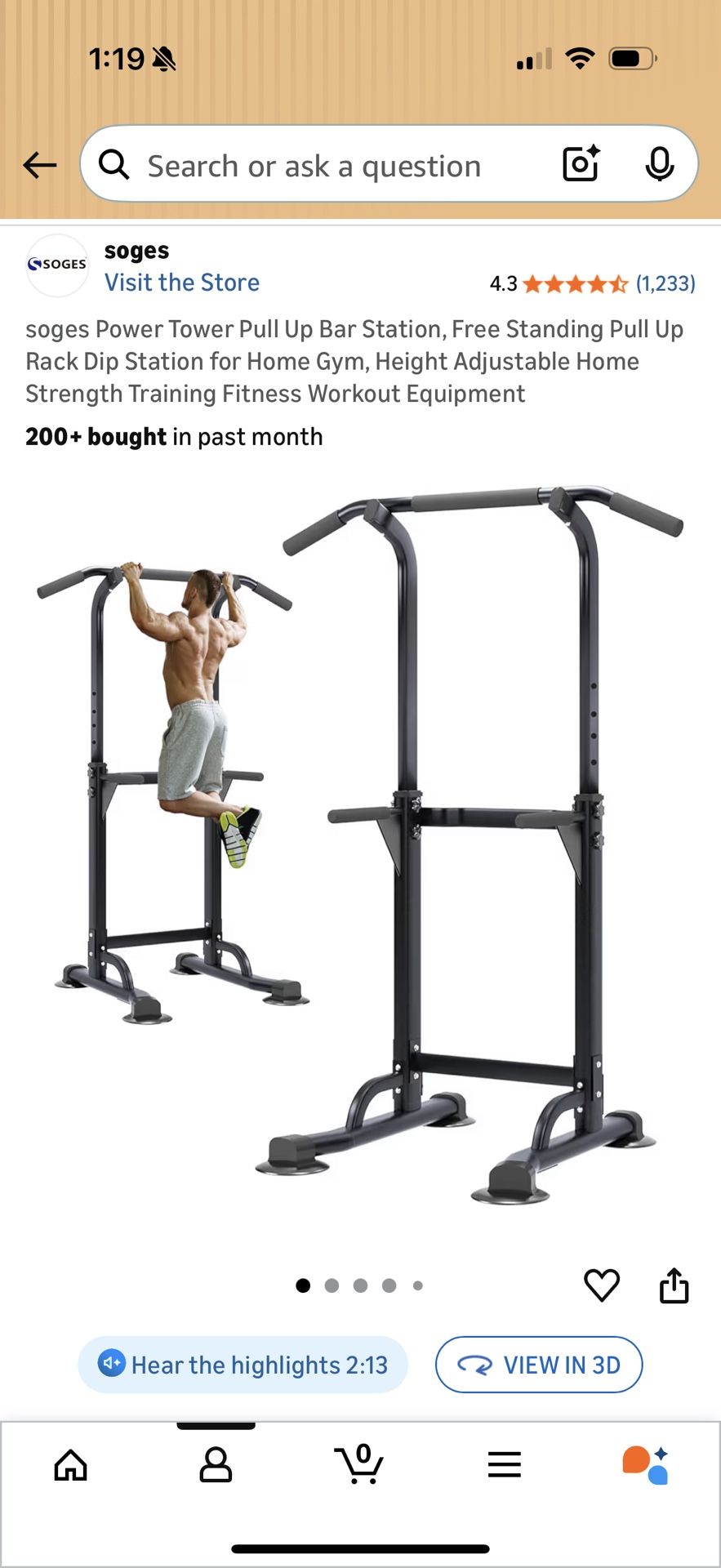 Pull Up Bar/stand