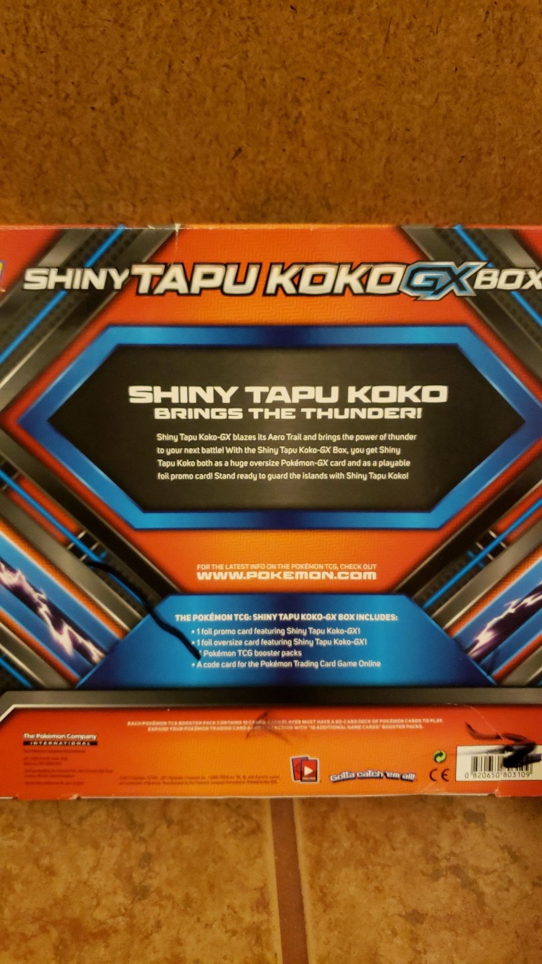 Pokémon TCG: Shiny Tapu Koko-GX Box