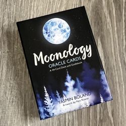Moonology Oracle Deck 44 Cards and Guidebook By Yasmin Boland Tarot Divination