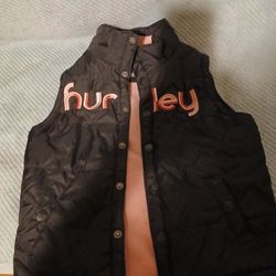 Hurley Girls Jacket Vest.  Kids ...Girls Size 6. Girls Jacket. Girls clothes. Kids Jacket