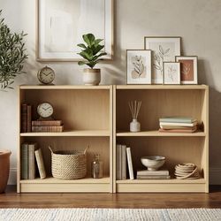 1 Crate & Barrel Customizable Low Bookshelf (25" x 32")