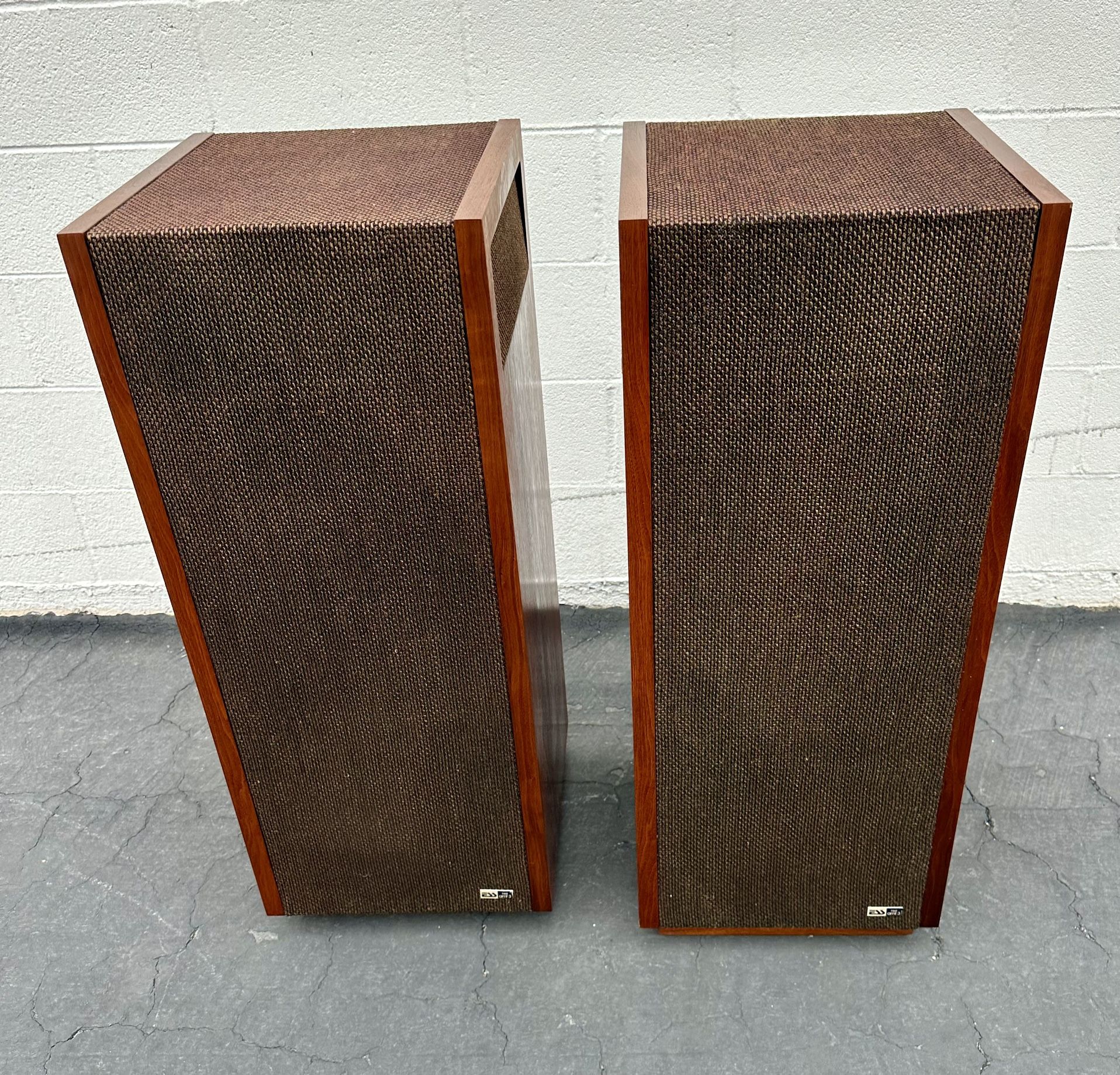 ESS AMT 3 Rock Monitor Air Motion Transformer Loudspeaker Stereo Pair Vintage