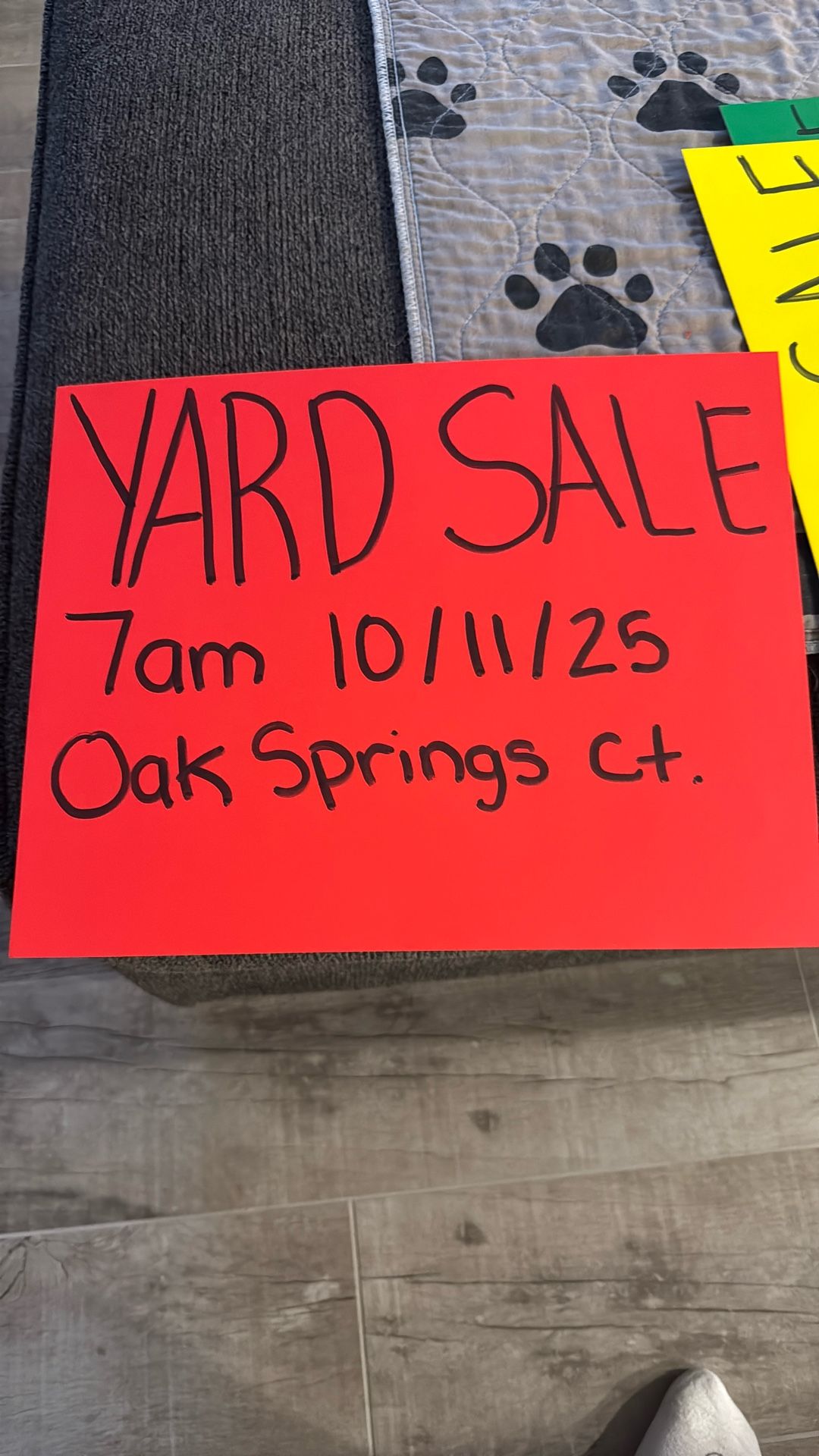 YARD SALE 10/11/25 Multi-Family