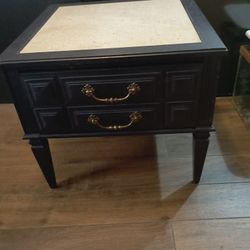 Stone Top Square Table