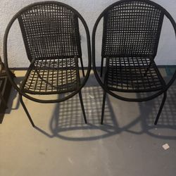 Pair Of Outdoor Náutica Chairs