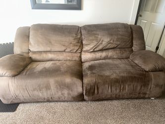 Free Brown Reclining Sofa