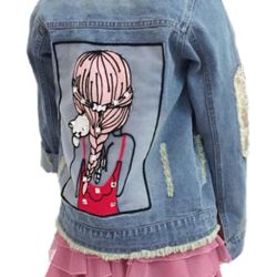 Girls Kids Denim Jacket 