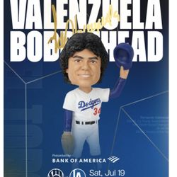 2 Dodgers Tickets – Fernando Valenzuela Bobblehead Night!