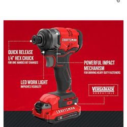 Craftman Impact Driver V20 Brushless