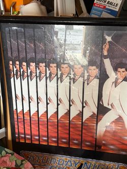 John Travolta picture with frame