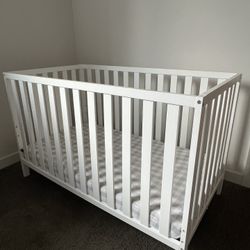 Target crib + Mattress