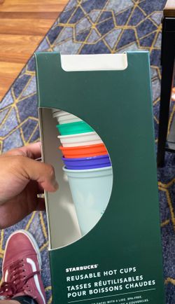 Starbucks reusable hot cups
