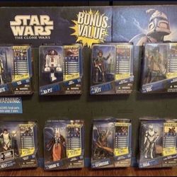 Star Wars the Clone Wars Hasbro 8-Figure Pack