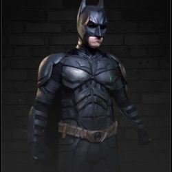 Custom-made Batman Dark Knight movie replica Cosplay Supercon costume