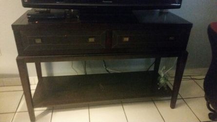Solid wood tv console/entry table