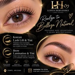 Korean lash lift/brow lamination