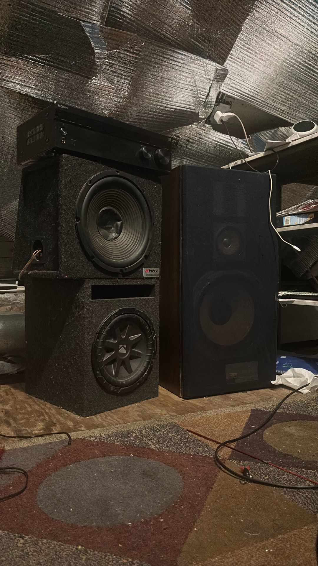 Bluetooth Sound System With Speakers Kickers And Subwoofers