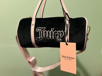 Juicy couture black barrel bag/shoulder bag