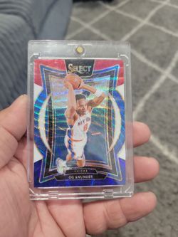 OG  anunoby select concourse red,white, blue  wave  prizm basketball card