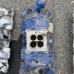Small block Chevy Offenhauser, aluminum intake SBC performance