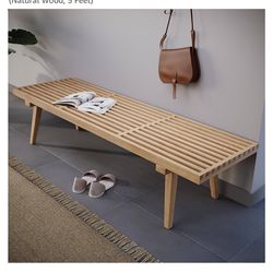 Wood Bench