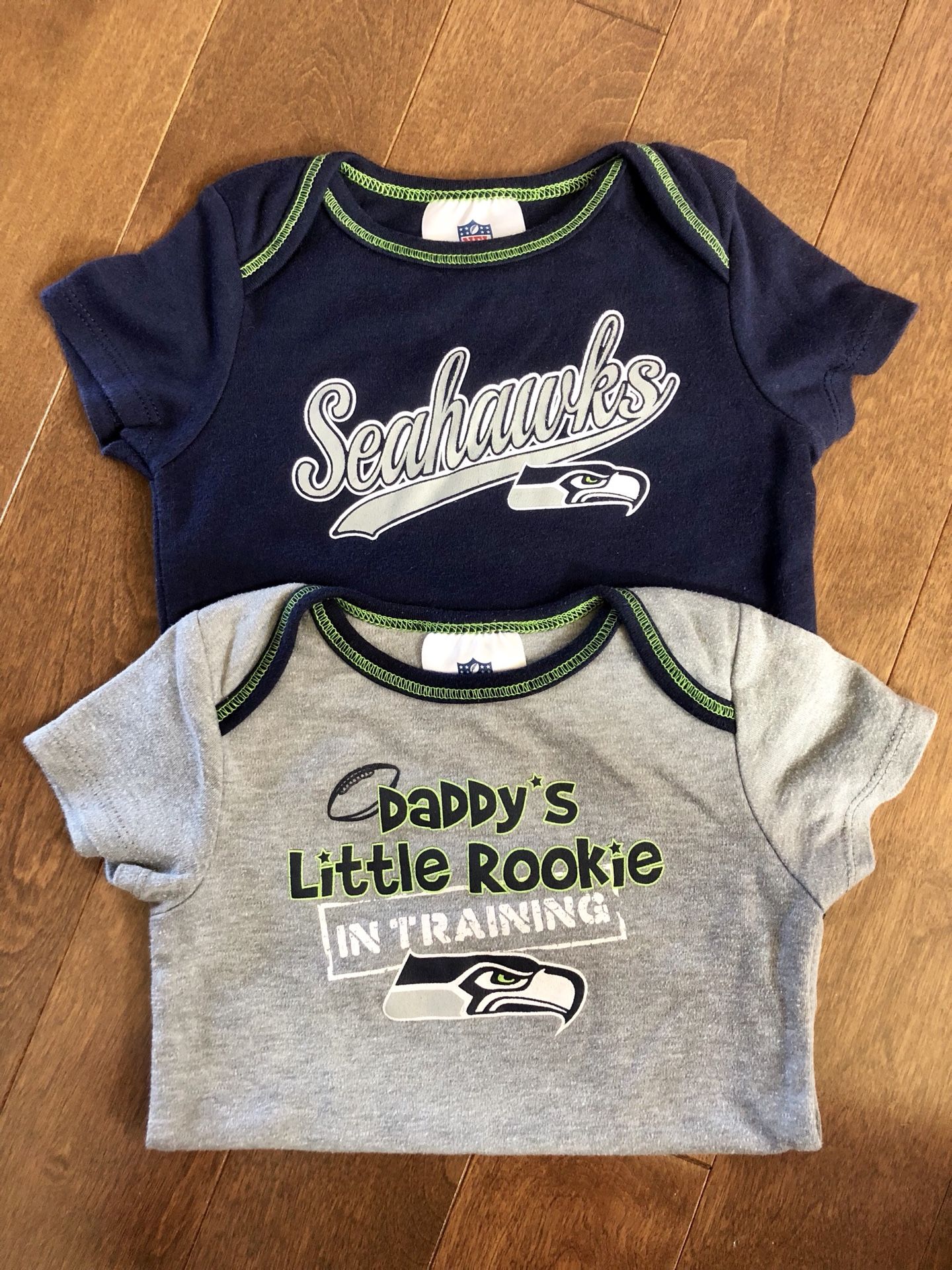 Seattle Seahawks 18m Football 🏈 Onesie Set