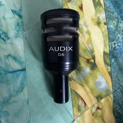 Audix D6 Cardioid Dynamic Kick Drum Microphone