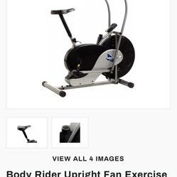 New In Box, Body Rider Upright Fan Exercise Bike