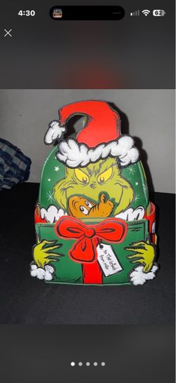 The Grinch mini backpack