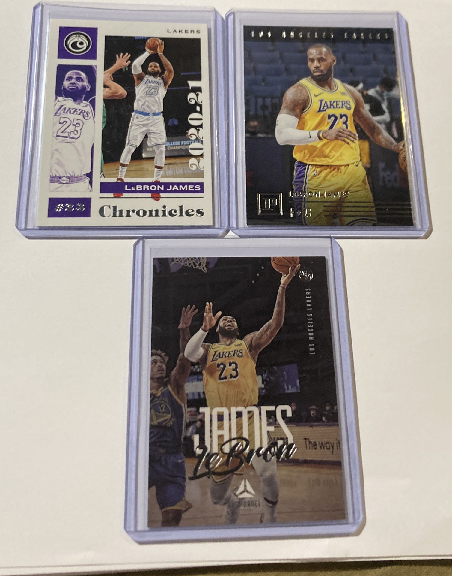 Lot Of 9 Lebron James Basketball Cards LA Lakers 