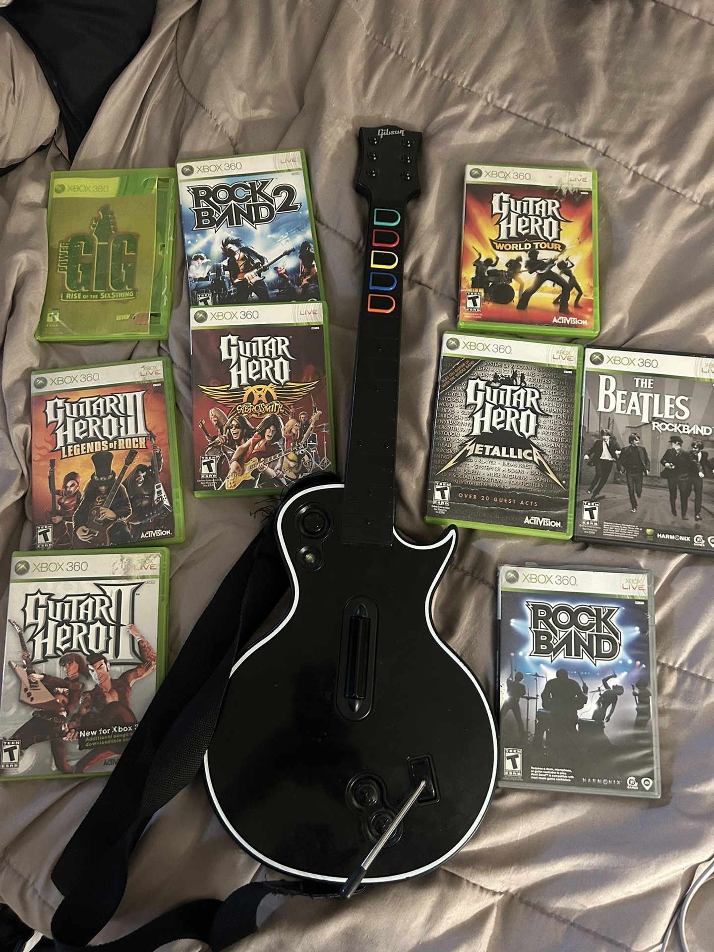 Guitar Hero Bundle For Xbox 360
