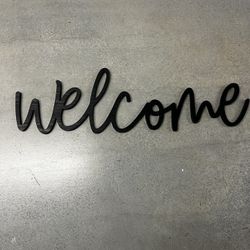 Welcome Sign