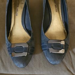 Antonio Melani Grey Suede Shoes