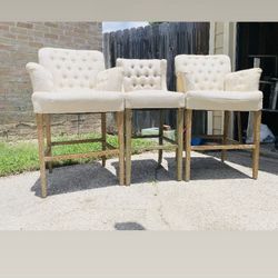 LARGE CHAIR SET (3) 