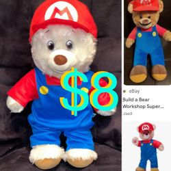 $8 like New Build a Bear 🐻 Workshop Super Mario