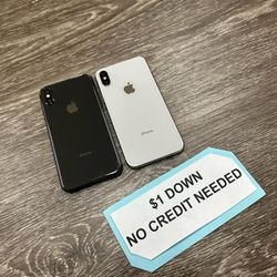 Apple Iphone X -PAYMENTS AVAILABLE FOR AS LOW AS $1 DOWN - NO CREDIT NEEDED