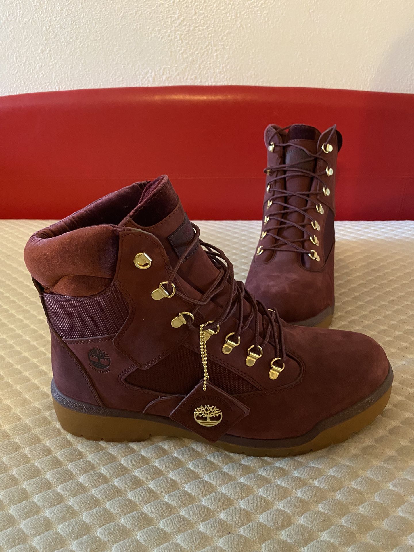 Timberland Boots Color Wine New No Box Size 11 Men's