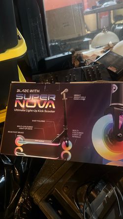 Super nova light up scooter